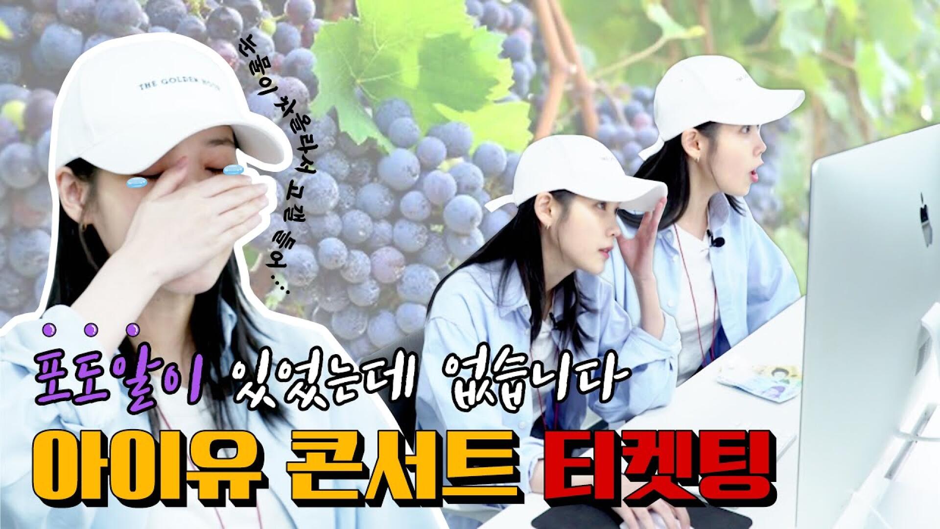 [엔터 직장인 이지동] 포도알이 있었는데 없습니다🍇 ㅣ 아이유 콘서트 티켓팅