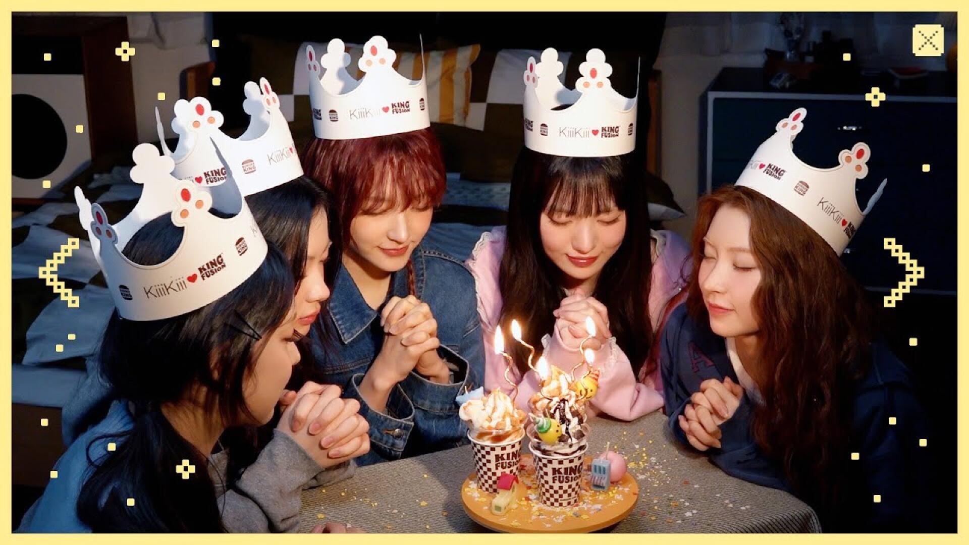 [KiiiPoiiint] KiiiKiii X KING FUSION = 💗 | 버거킹 킹퓨전 광고 촬영 Behind