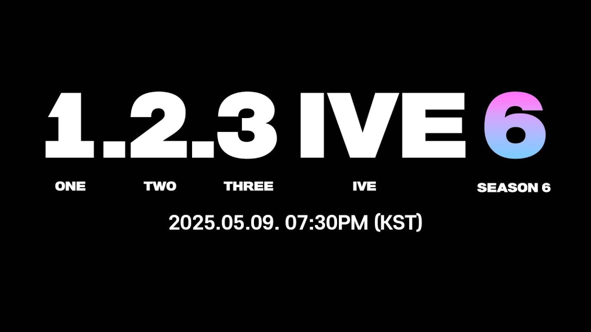 1,2,3 IVE 6 TEASER