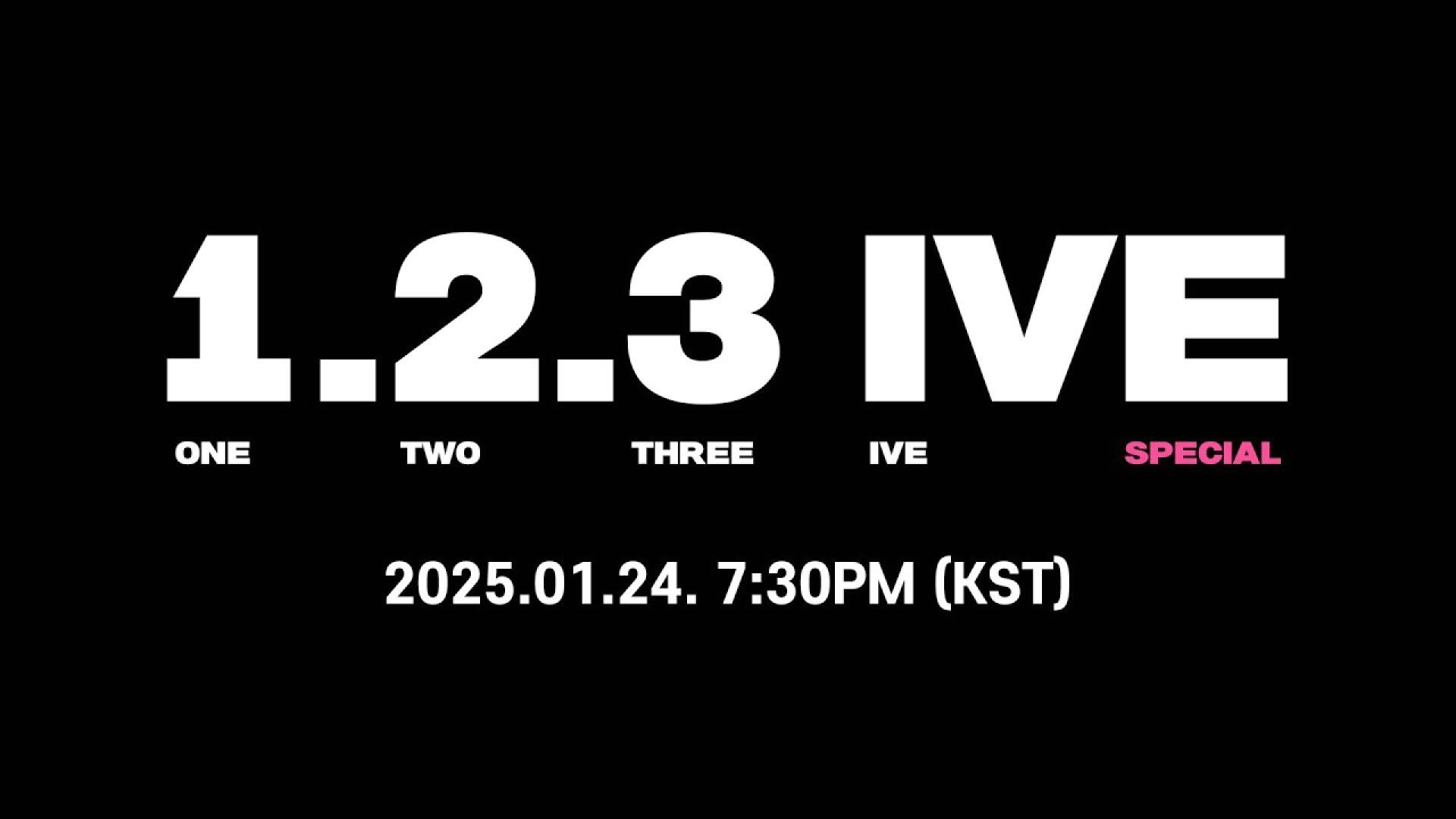 1,2,3 IVE 5 SPECIAL TEASER